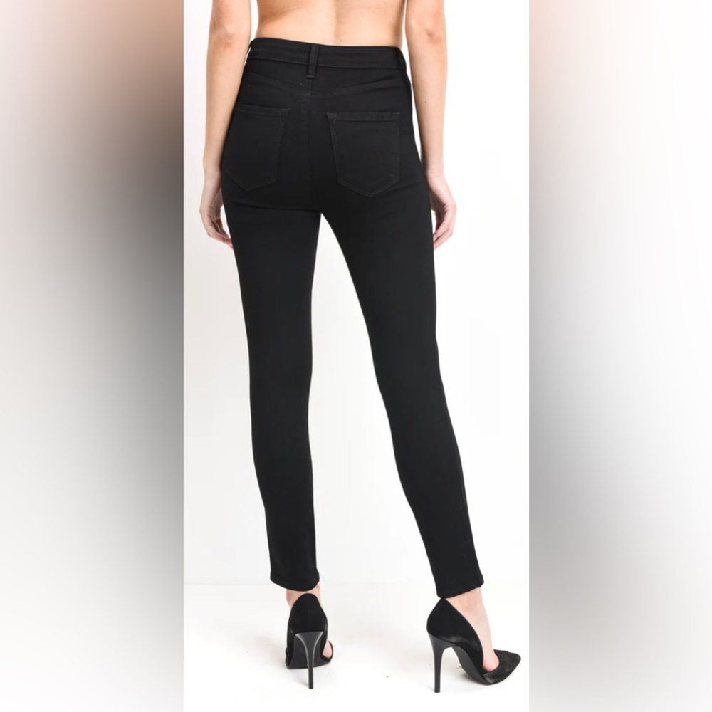 JUST BLACK DENIM High Rise Crop Skinny